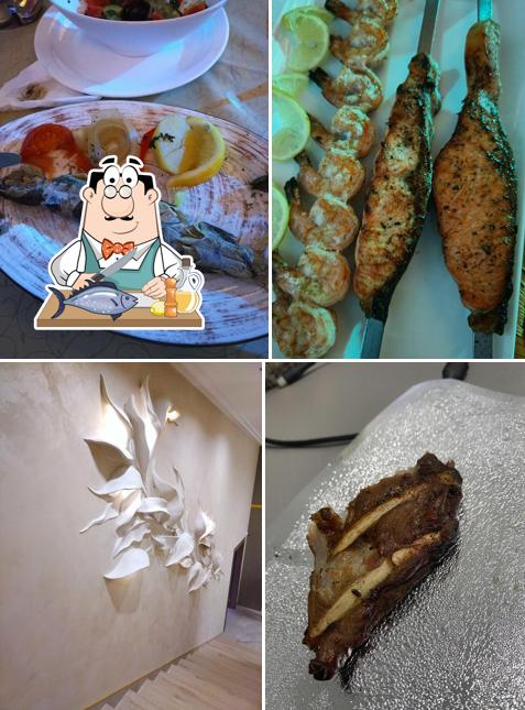 Лосось гриль в "Мангале"