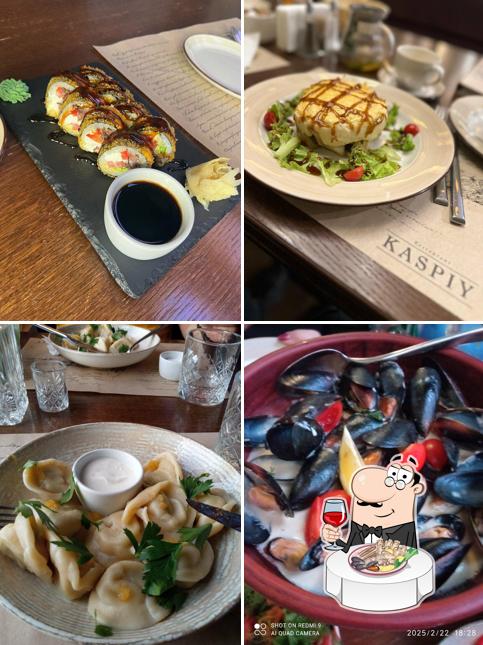 Гребешки в "Ресторане "Каспий""