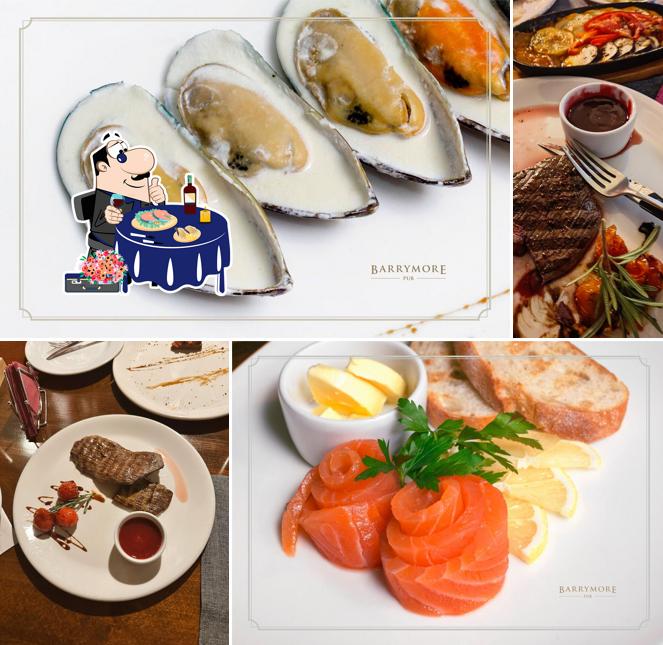 Сашими в "Бэрриморе паб"