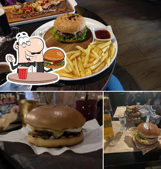 В "Майкрофте Паб" вы можете отведать гамбургеры