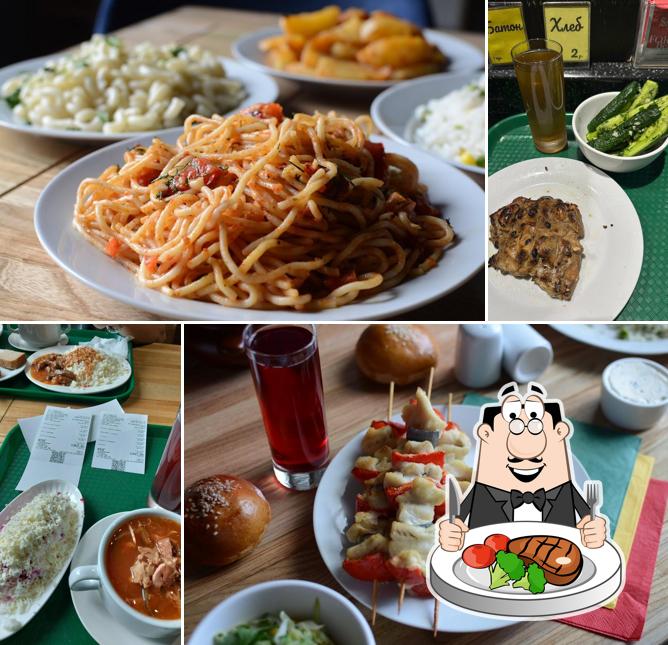 Стейк в "Нюшинах Плюшки"