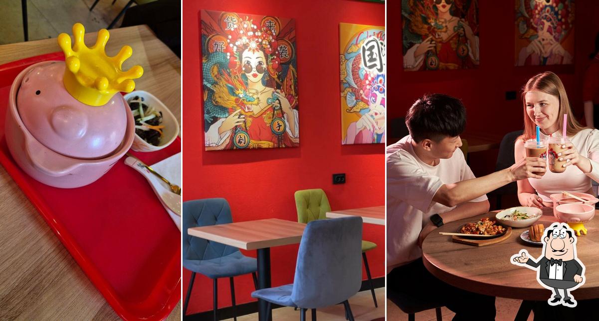 Посмотрите на внутренний интерьер "China Fashion Food"