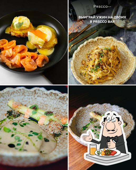 Блюда в "Prscco"