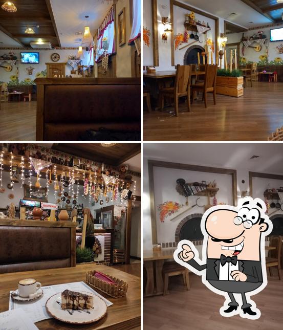 Посмотрите на внутренний интерьер "Корчмы"