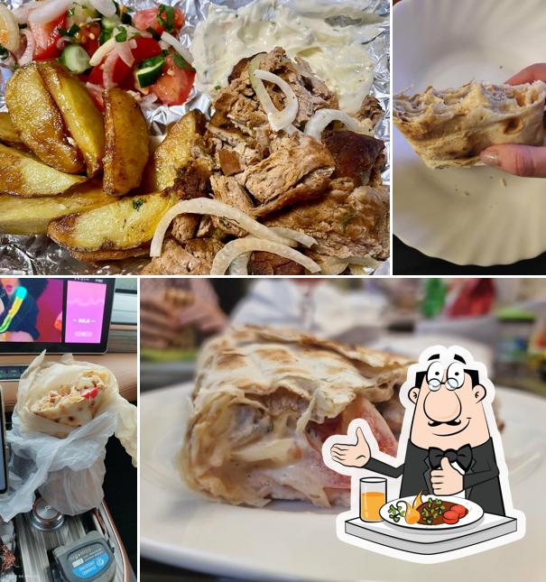 Шаверма на углях