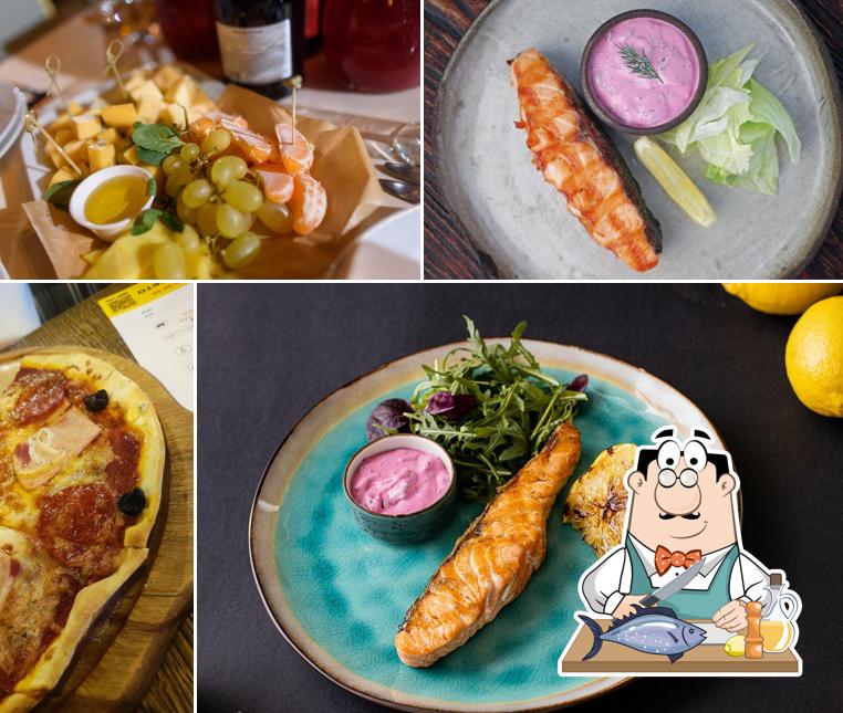 Лосось гриль в "Икре"