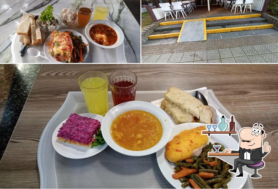 В Патиссон есть внутреннее оформление, еда и многое другое