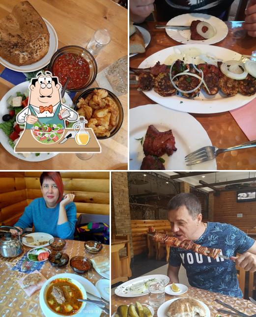 Греческий салат в "Страннике"