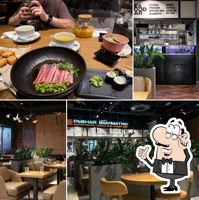 Посмотрите на внутренний интерьер "Рыбная мануфактура № 1"