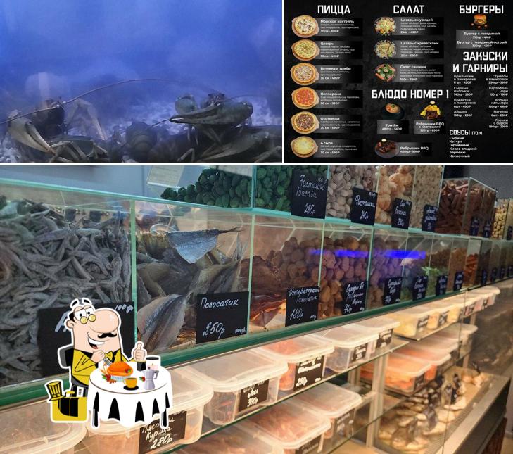 Блюда в "Пиво и Раки"