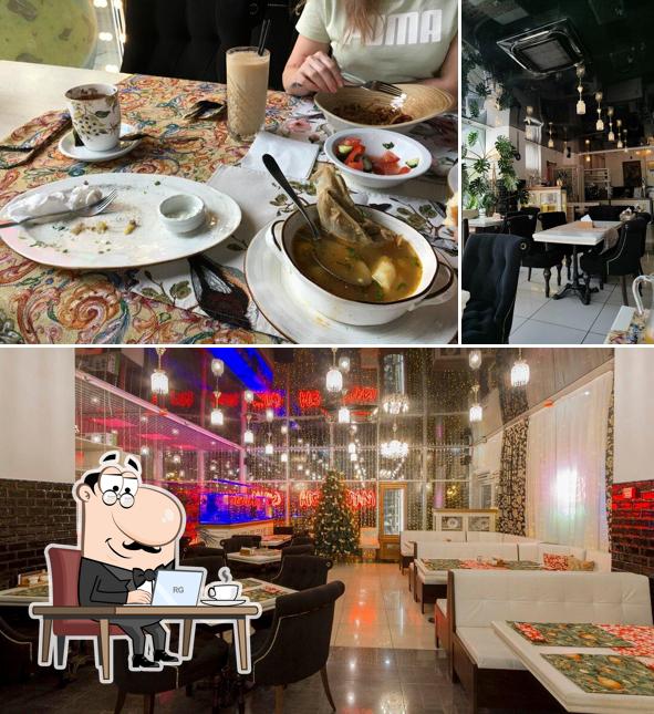 Посмотрите на внутренний интерьер "Дильбар"