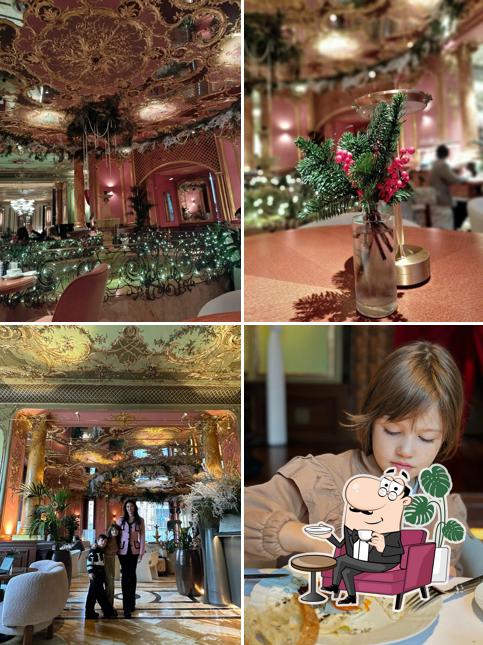 Посмотрите на внутренний интерьер "Ресторана Савой"