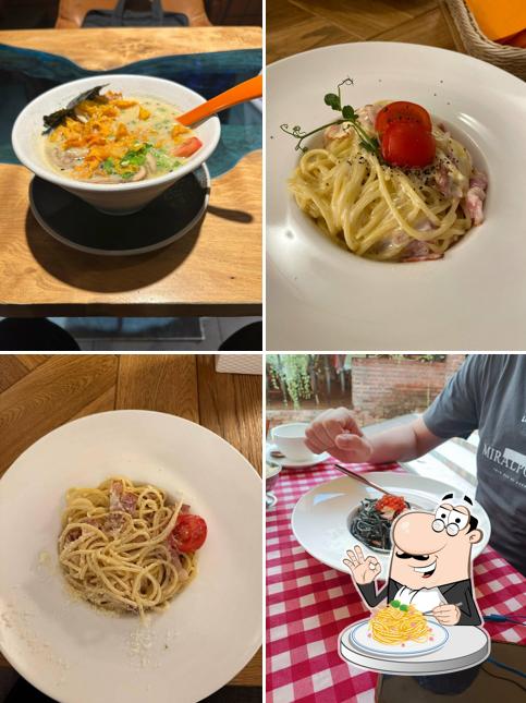 Паста карбонара в "Роберто"