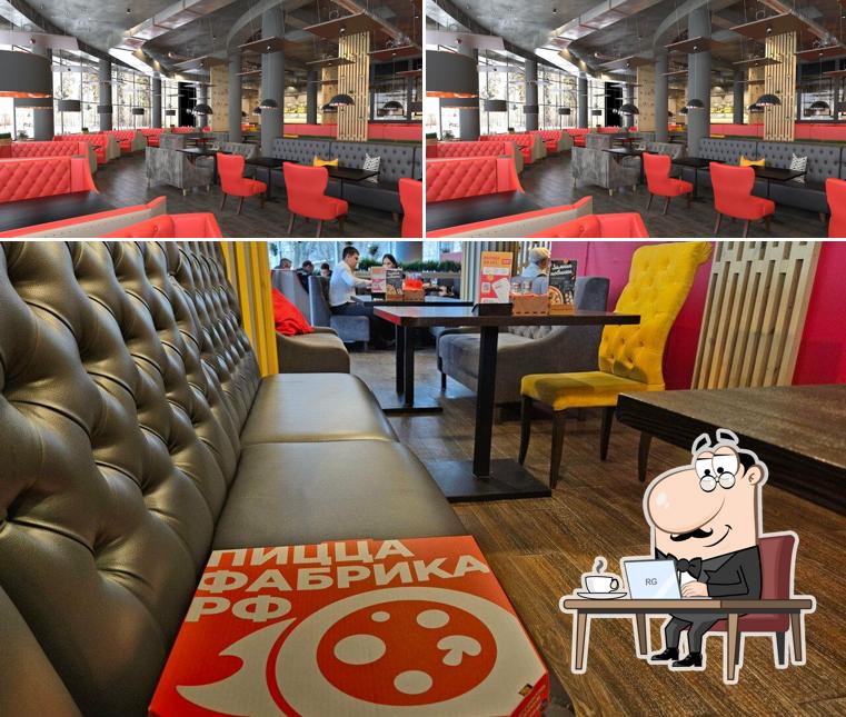 Интерьер "ПиццаФабрики"