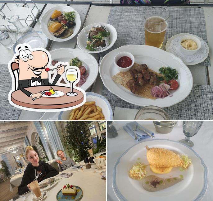 Блюда в "Московском Небе"