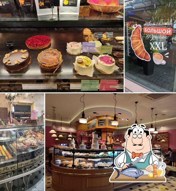 Лосось гриль в "Круассане-кафе"