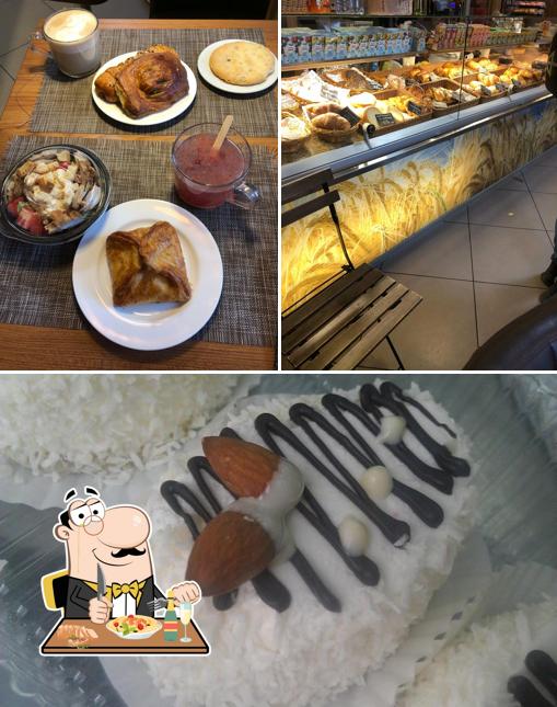 Еда в "Булочной на Хмельницкого"