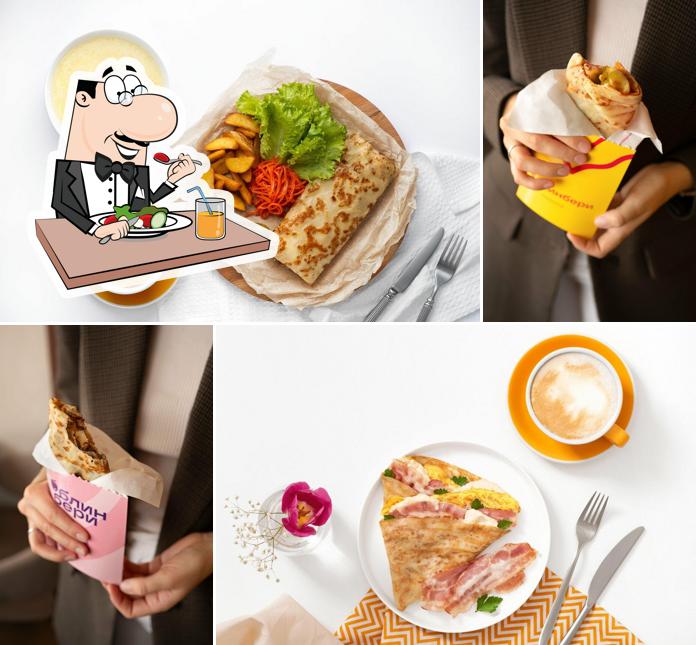 Еда в "Блинберри"