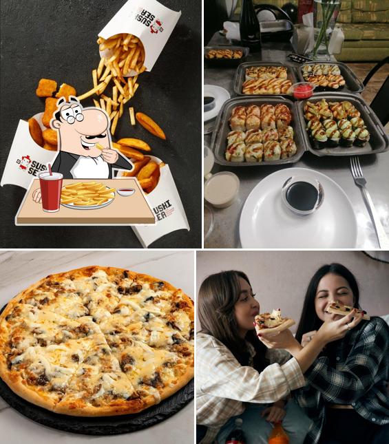 Картофель фри в "Sushi sea"