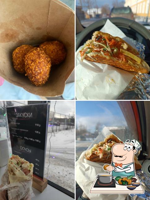 Шаурма на углях