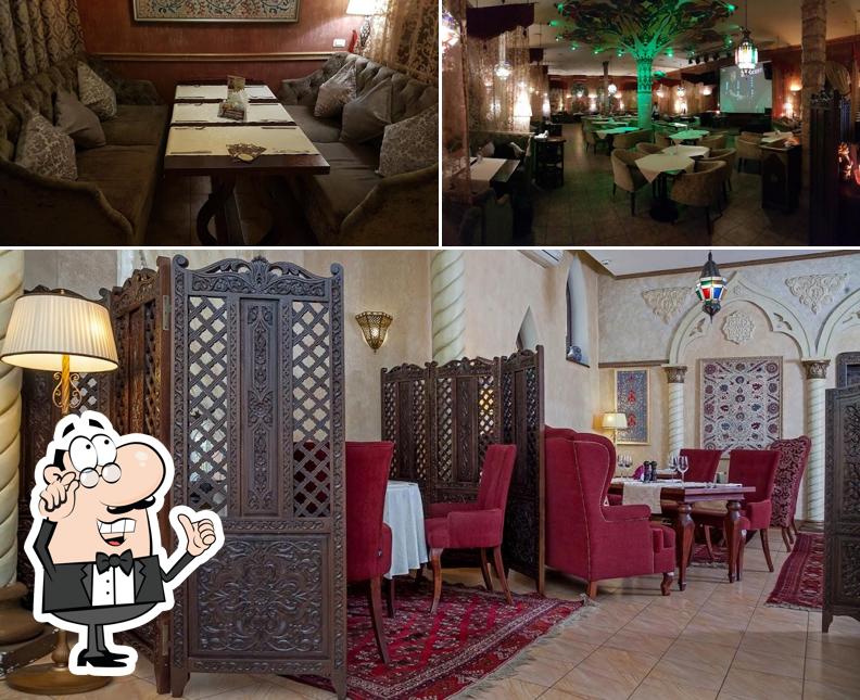 Посмотрите на внутренний интерьер "Шафрана"