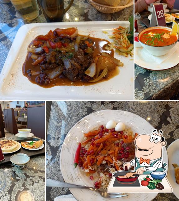 Курица с соусом карри в "Таджикистан"