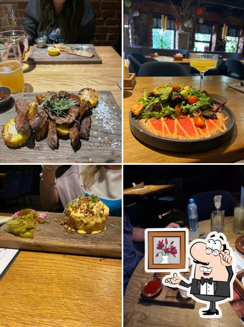 Посмотрите на внутренний интерьер "Proмясо и рыбу"