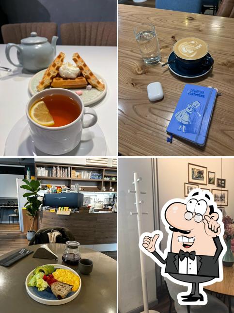 Посмотрите на внутренний интерьер "Кофеварка"