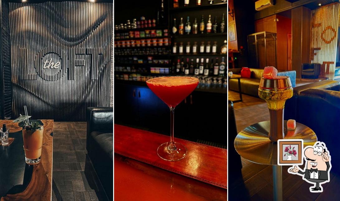 Посмотрите на внутренний интерьер "Кальянной The Loft"