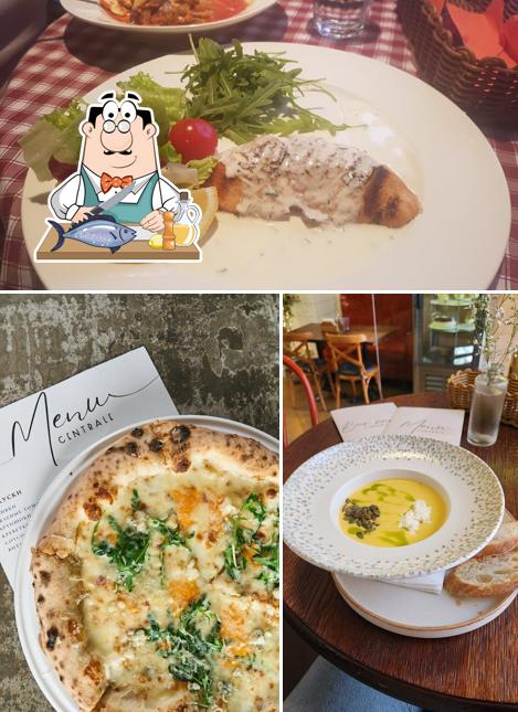 Лосось гриль в "Централе"