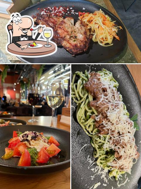 Еда в "The Бык"