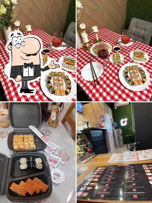 Посмотрите на внутренний интерьер "Фудзияма"