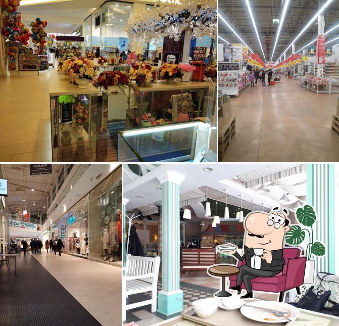 Посмотрите на внутренний интерьер "МТРК Аквамолл"