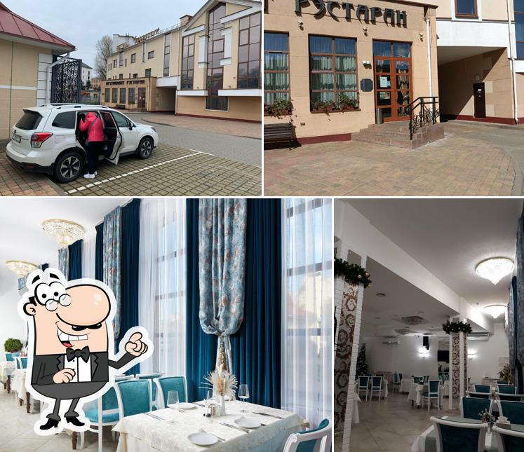 Это фото, где изображены внутреннее оформление и внешнее оформление в Na Zamkavay