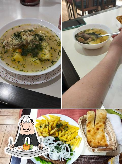 Блюда в "Кафе "Кошка""