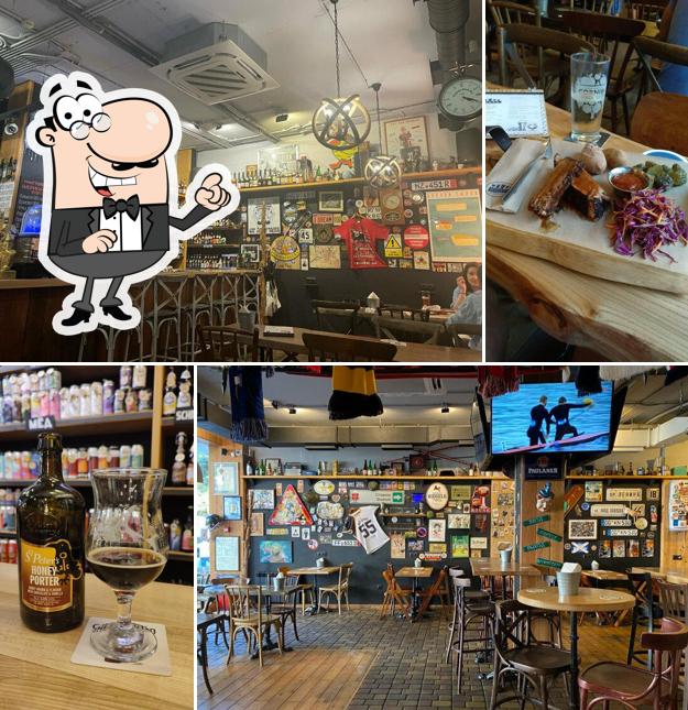 Посмотрите на внутренний интерьер "Пивотеки Пинта"