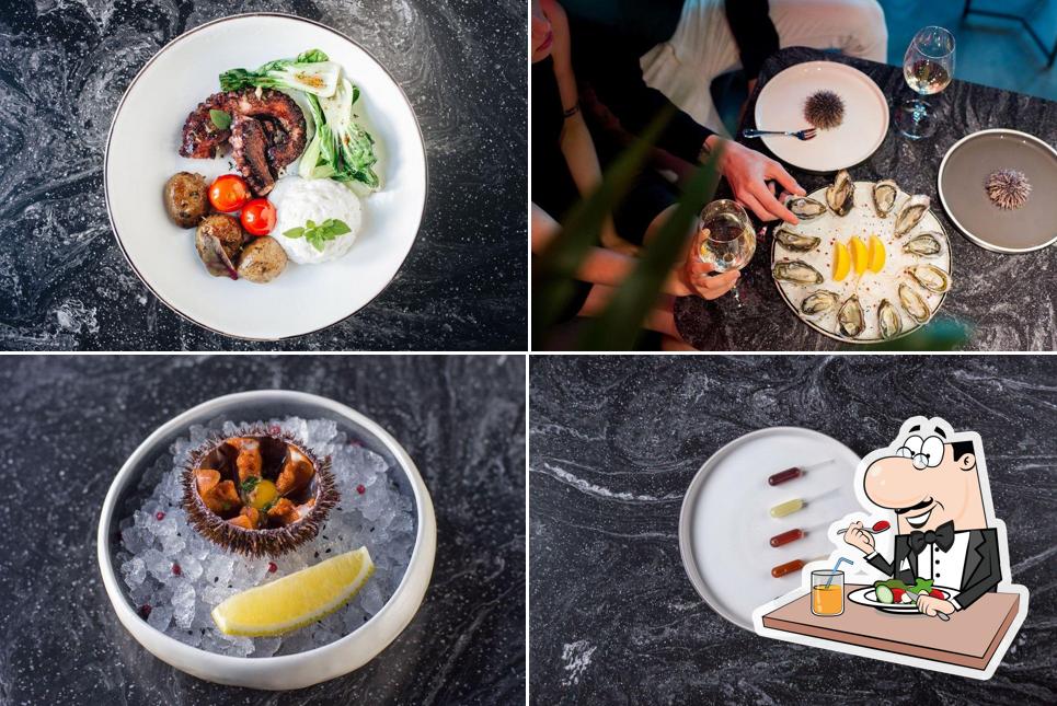 Блюда в "Lure Oysterbar"