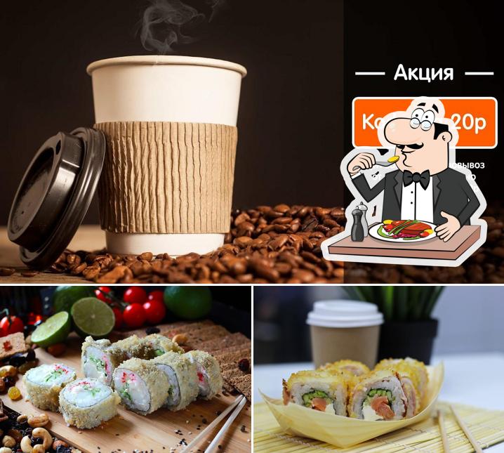 Еда в "Каратэ Суши"