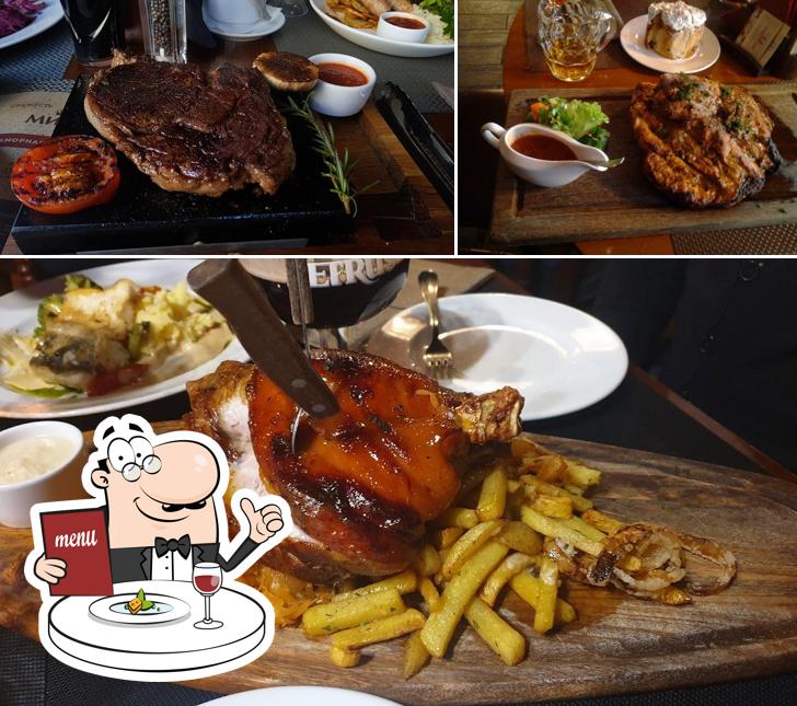 Еда в "Британнике"