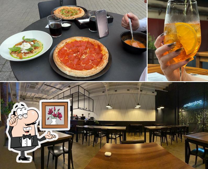 Внутреннее оформление и напитки - все это можно увидеть на этом снимке из Cafe 5. Underdog