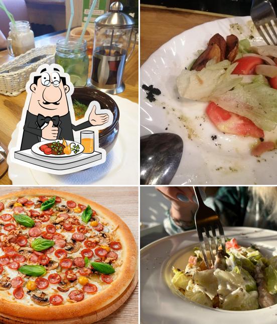 Блюда в "кафе Мерано"