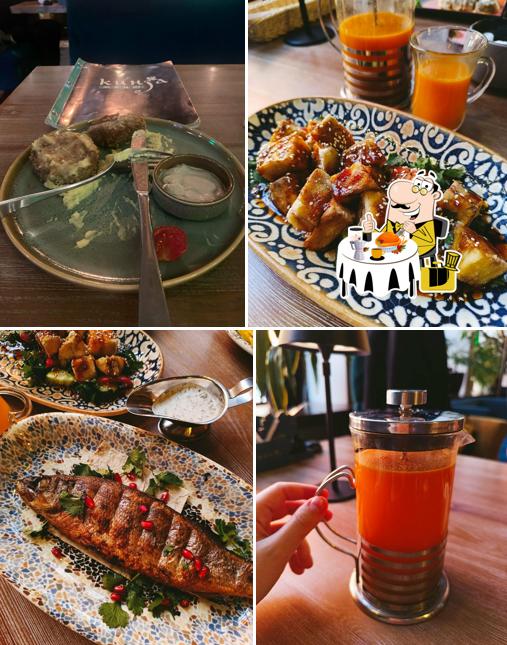 Еда в "Кинза"