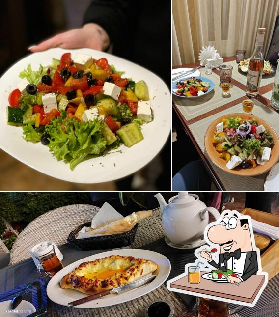 Еда и напитки - все это можно увидеть на этом изображении из Мимино