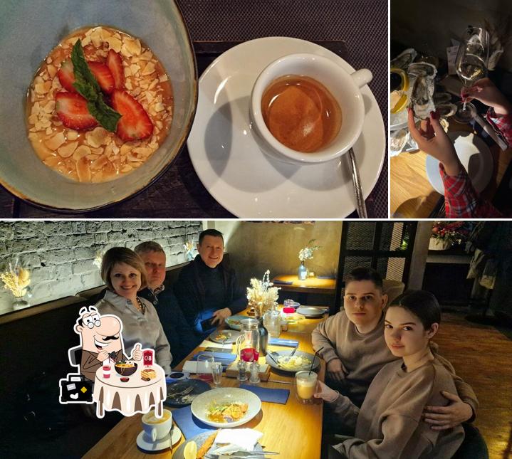 Еда в "Lambic Seafood"