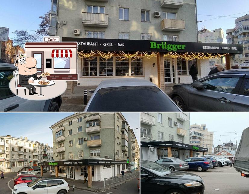 Посмотрите на фасад "Брюггер"