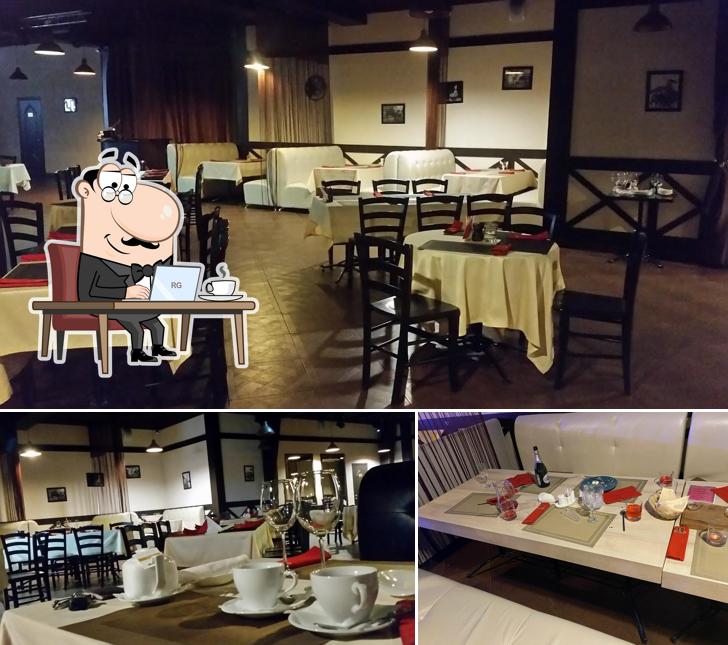 Интерьер "Ресторана-холла Frau Gross"