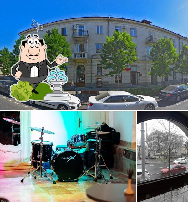 Внешнее оформление "Арта - кафе "Снежинка""