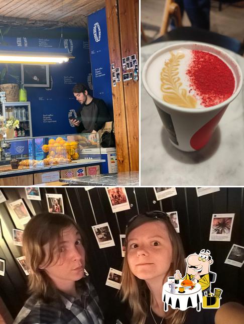 В Surf Coffee есть еда, внутреннее оформление и многое другое