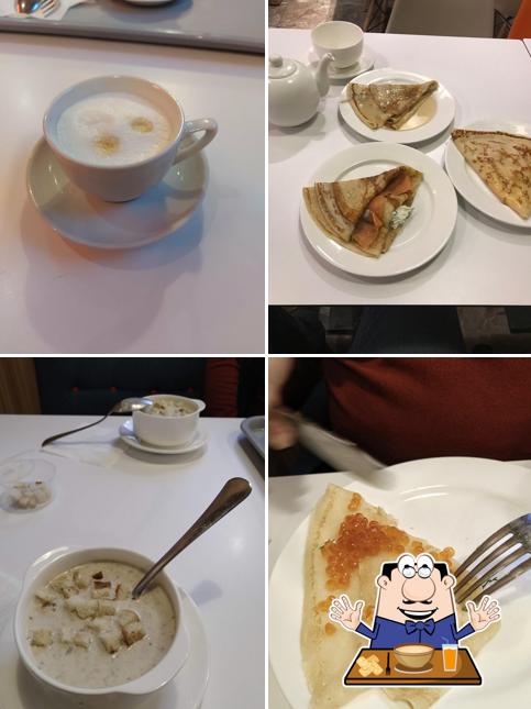 Клэм-чаудер в "Чайной ложке"