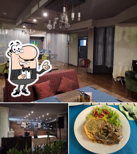 Помимо прочего, в Парадиз есть внутреннее оформление и еда